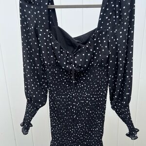 Forever 21 Black and White Polka Dot Dress